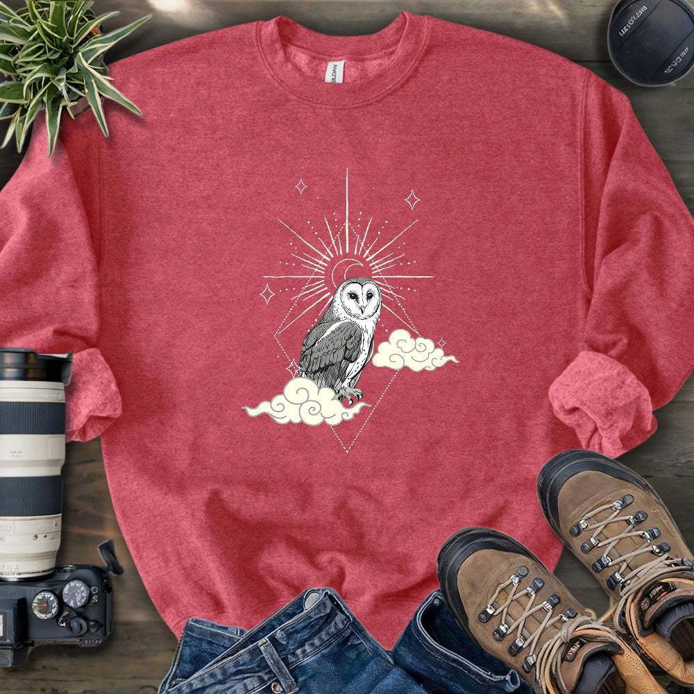 Celestial Barn Owl Sweatshirt