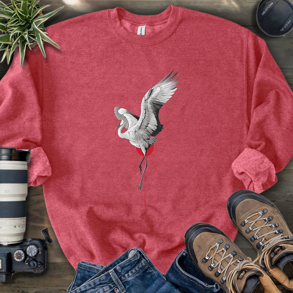 Celestial Crane Sweatshirt