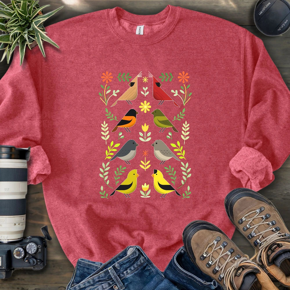 Couples of Backyard Birds Sweatshirt