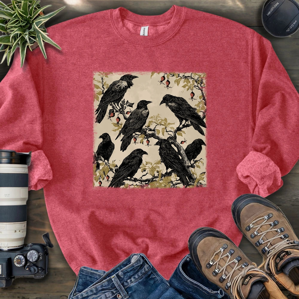 Crow's Secret Garden Sweatshirt