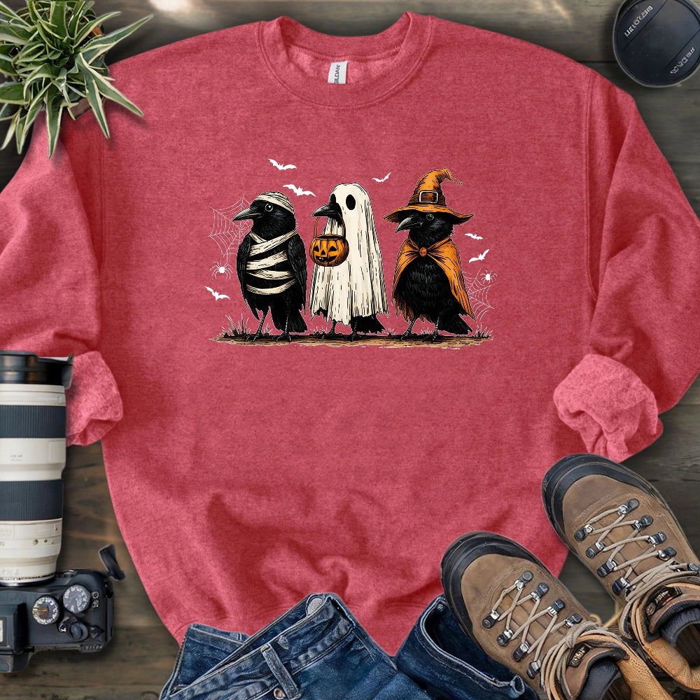 Crows in Costume Sweatshirt