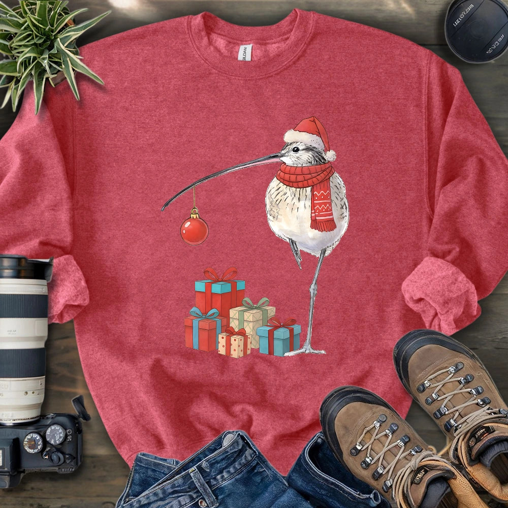 Curlew Holding Ornament Sweatshirt