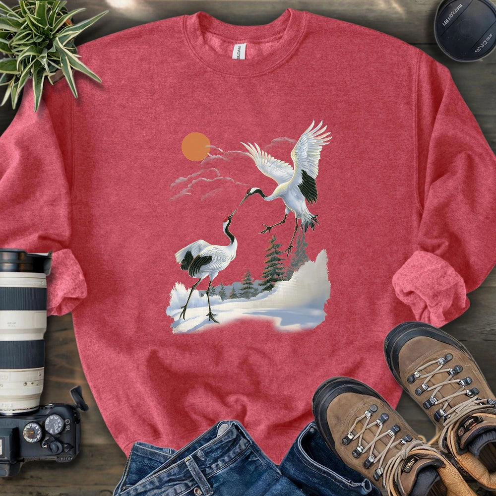 Dance of the Cranes Sweatshirt