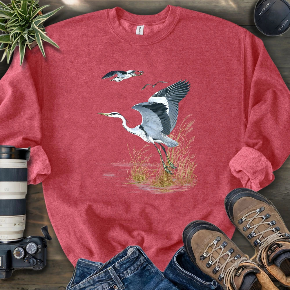 Grace of the Heron Sweatshirt