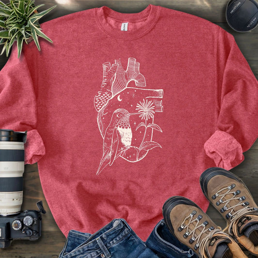 Heart Full of a Hummingbird Sweatshirt