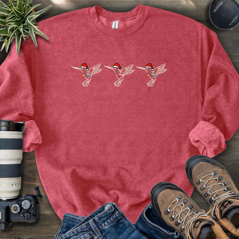 Hummingbird Santas Sweatshirt