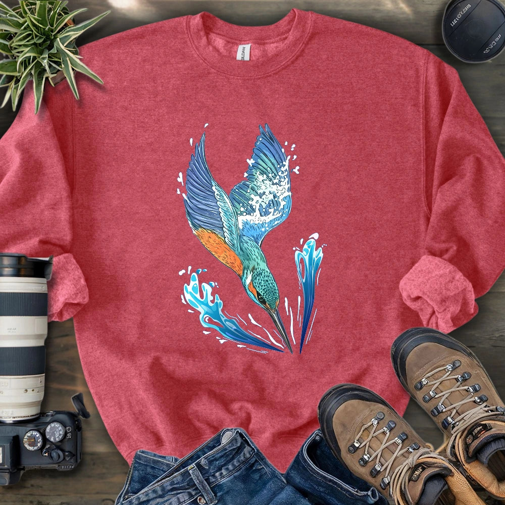 Kingfisher Diving Sweatshirt