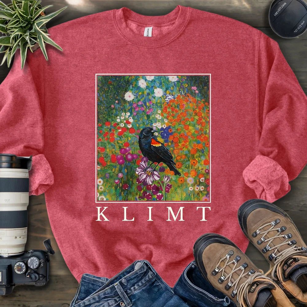 Klimt Blackbird Sweatshirt