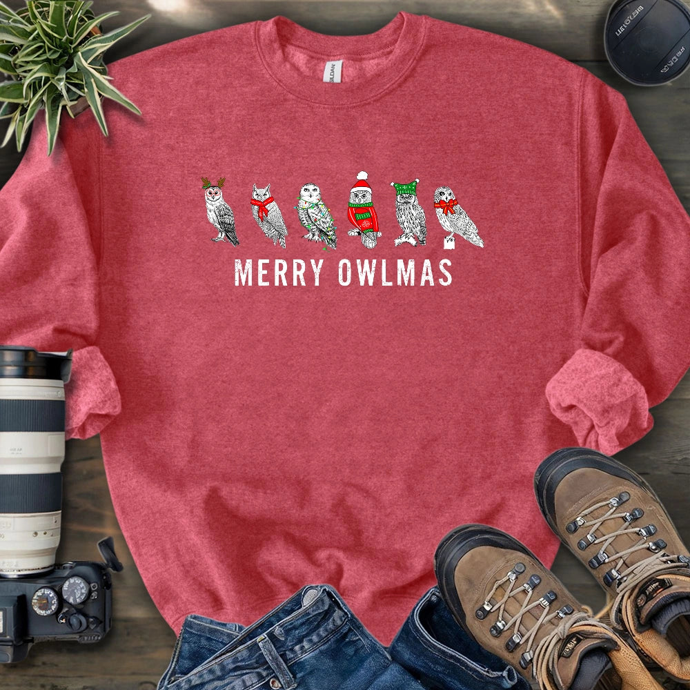 Merry Owlmas Sweatshirt