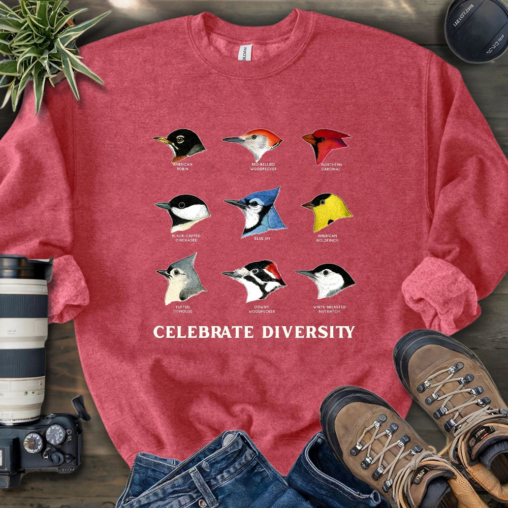 Northern Backyard Birds Sweatshirt