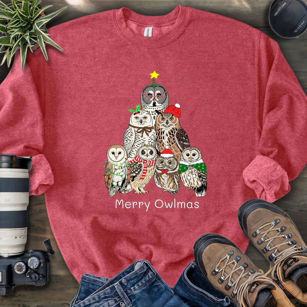 Owl Family Christmas Sweatshirt