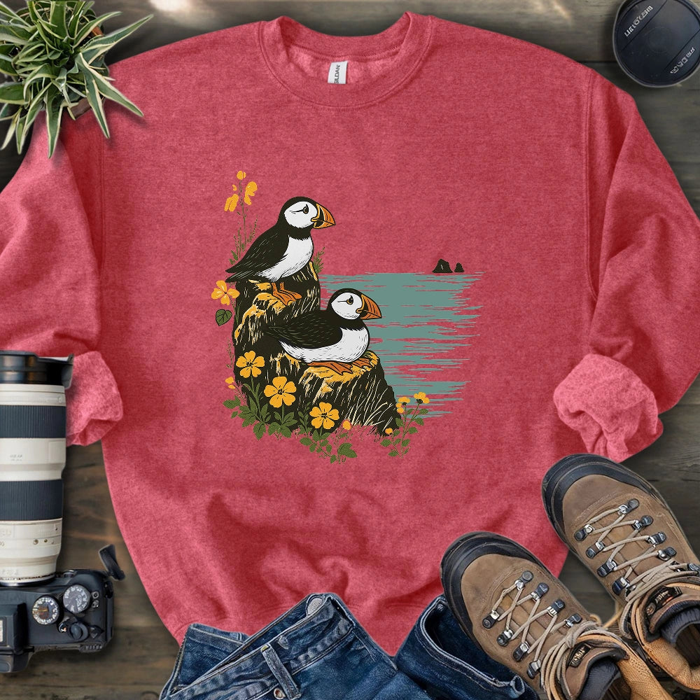 Peaceful Puffins Sweatshirt