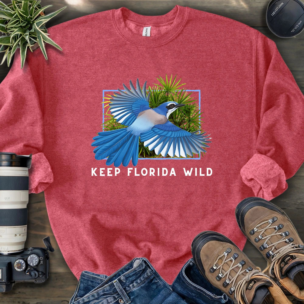 Protect Florida Scrub Jay Sweatshirt