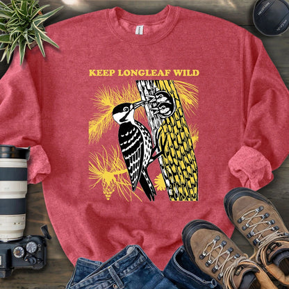 Protect Red-cocked Woodpecker Sweatshirt
