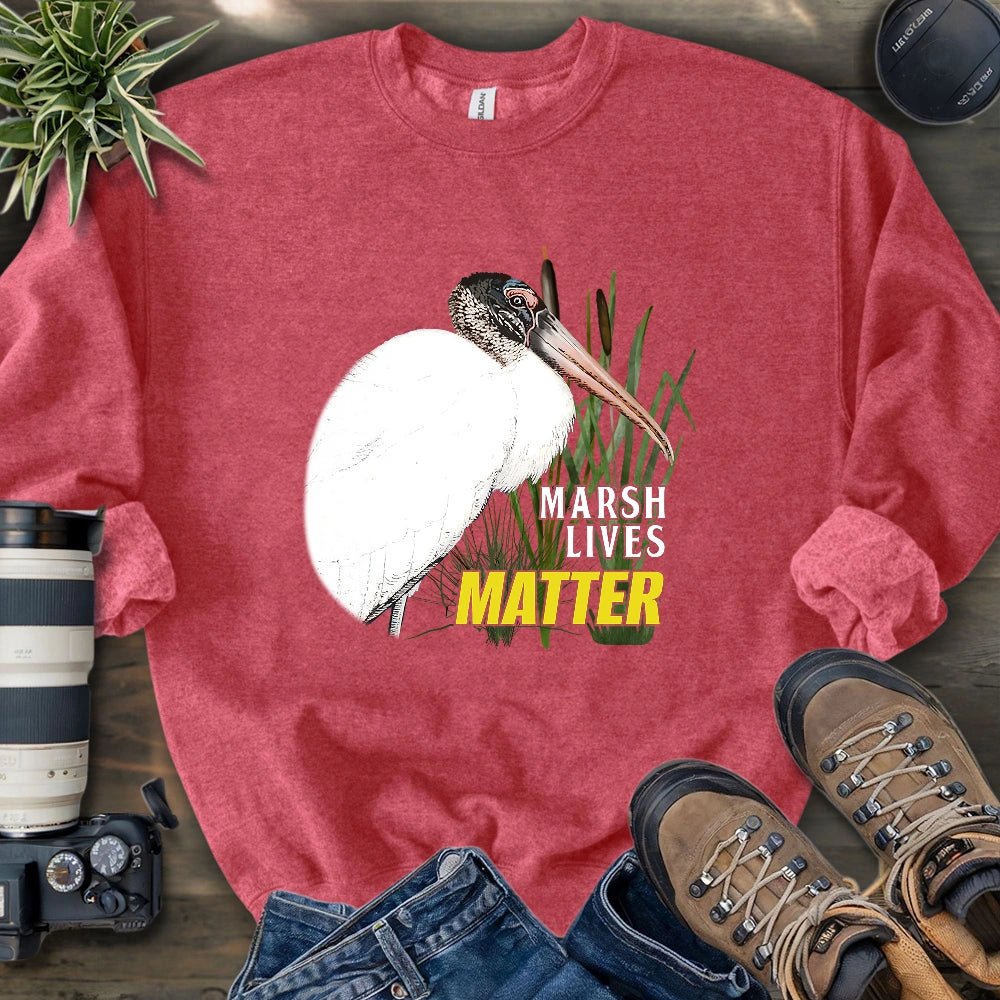 Protect Wood Stork Sweatshirt