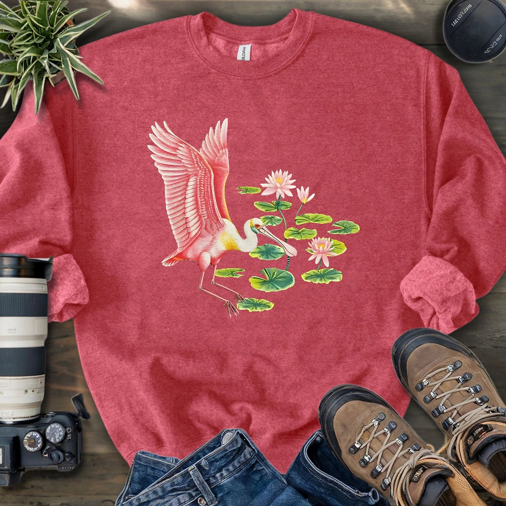 Roseate Spoonbill Sweatshirt