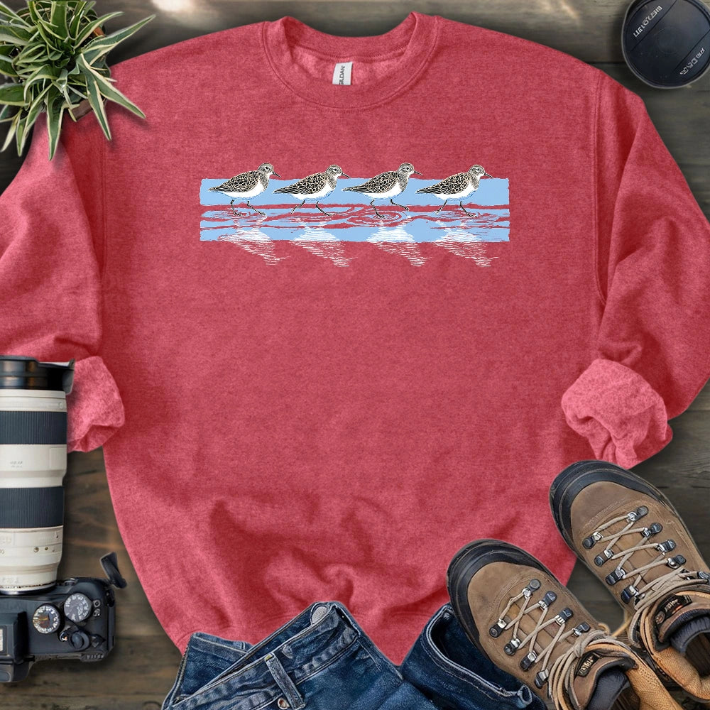 Tidewalking Sandpipers Sweatshirt