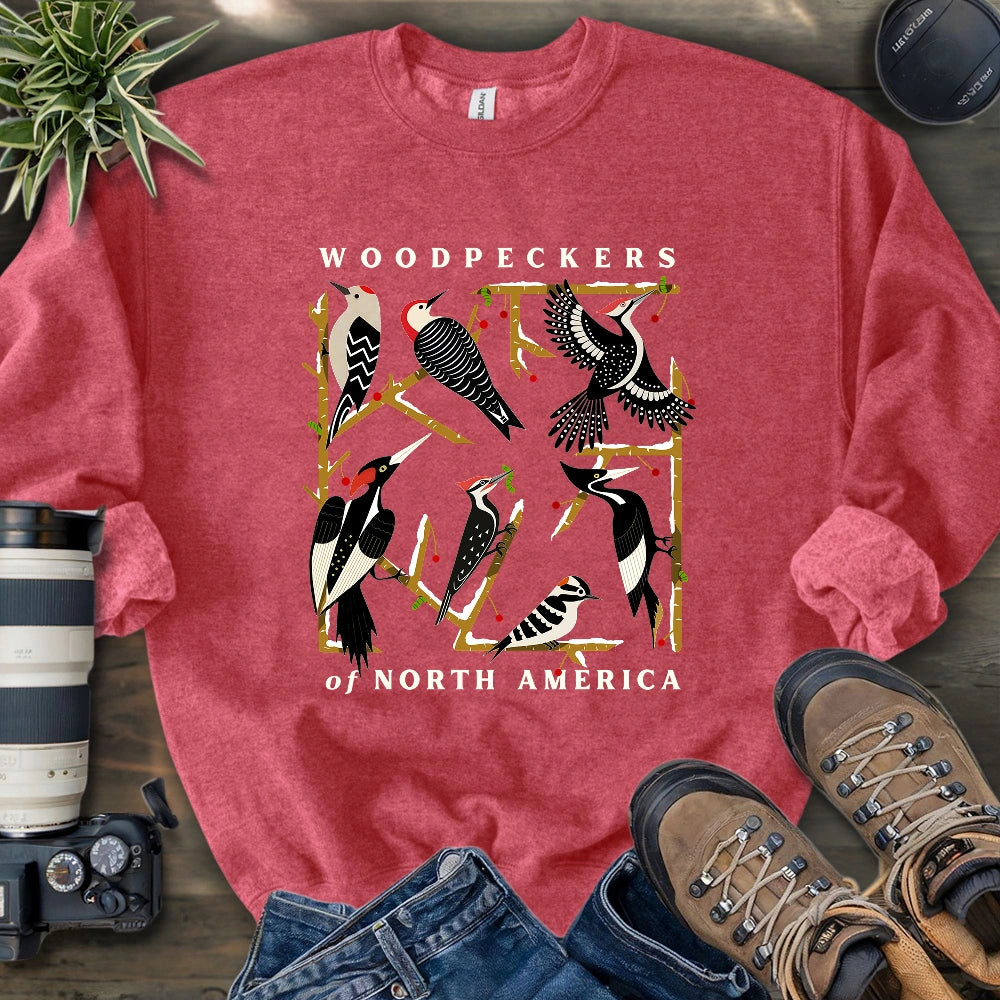 Woodpeckers Of North America Sweatshirt