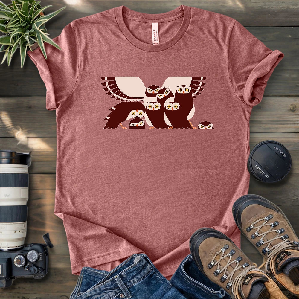 Owl Family T-shirt