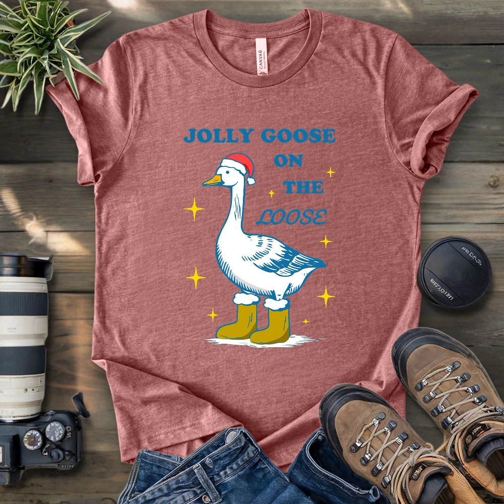 Silly Goose Christmas T-shirt