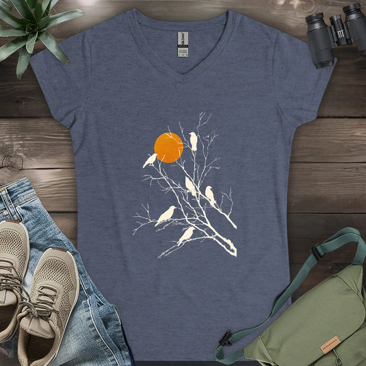 Sunset Murder Lady V-neck