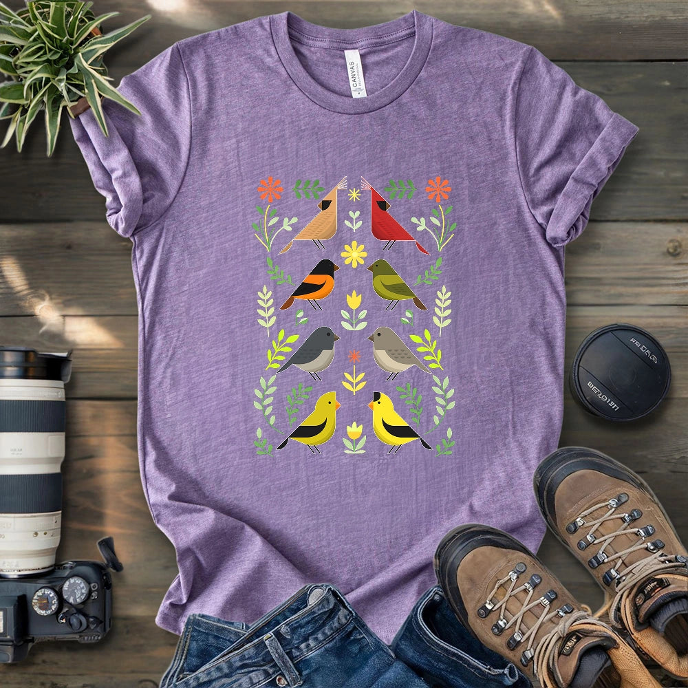 Couples of Backyard Birds T-shirt