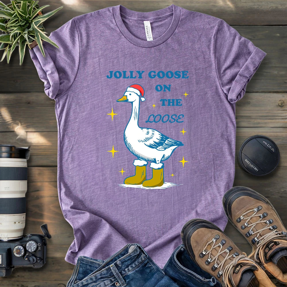Silly Goose Christmas T-shirt