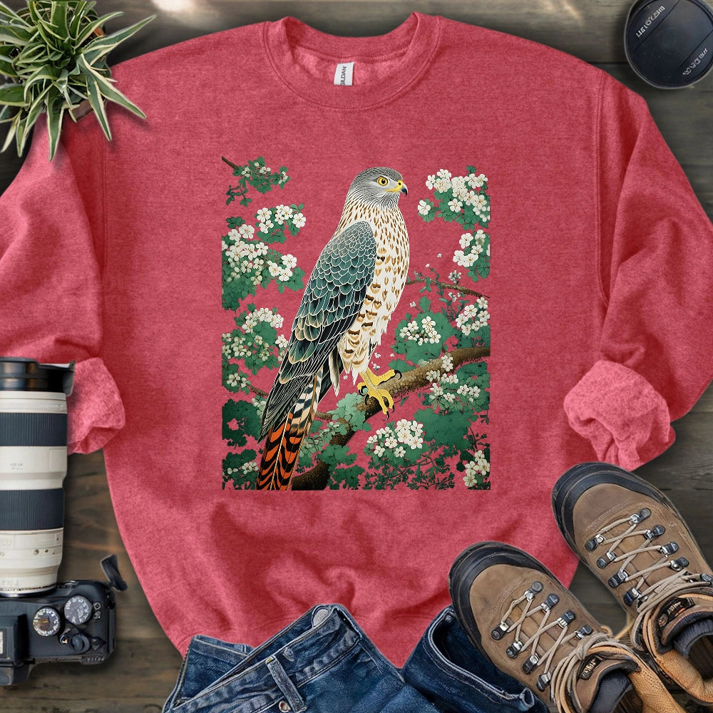 Hawk in Bloom Sweatshirt