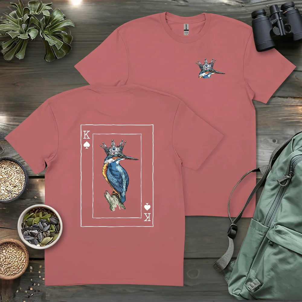 Kingfisher Of Spades 2 Side T-shirt