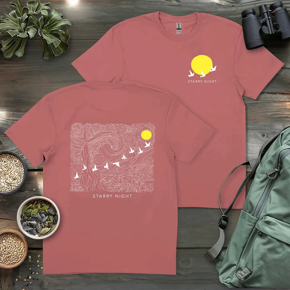 Starry Night Migration 2 Side T-shirt