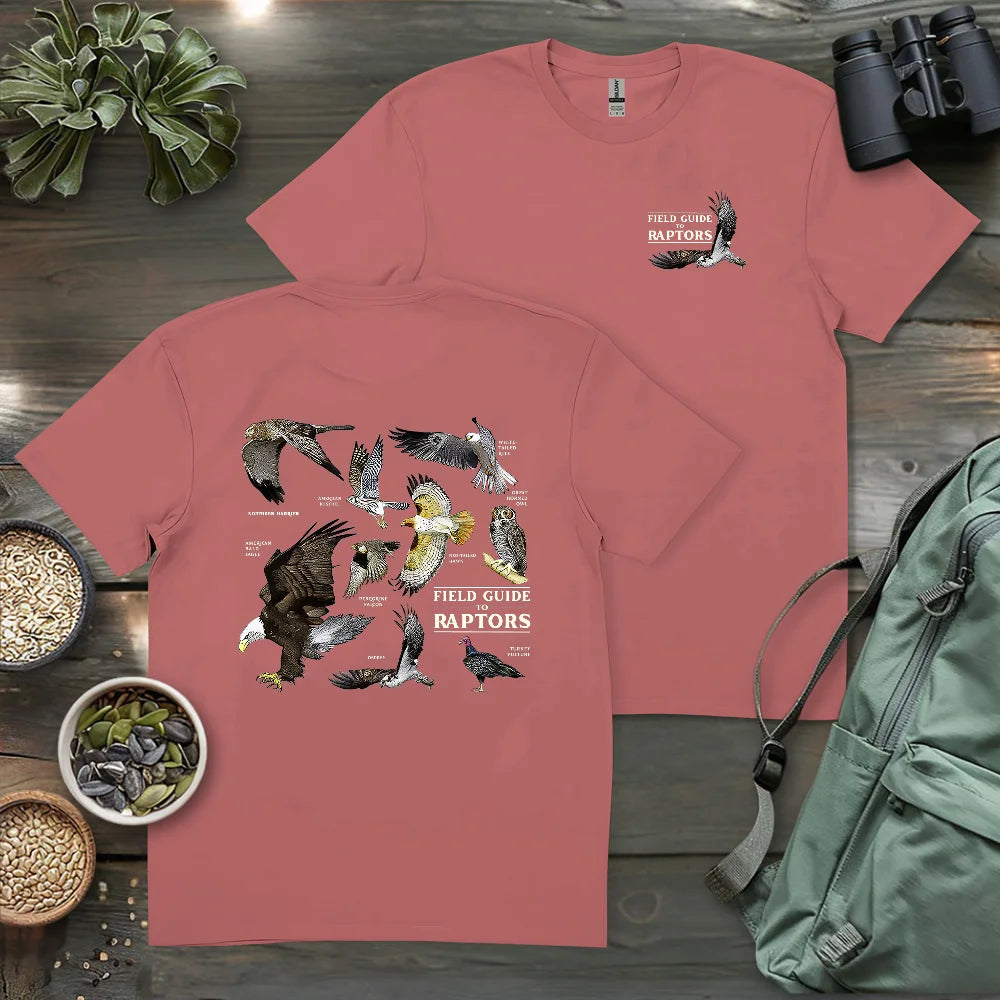 Field Guide To Raptors 2 Side T-shirt