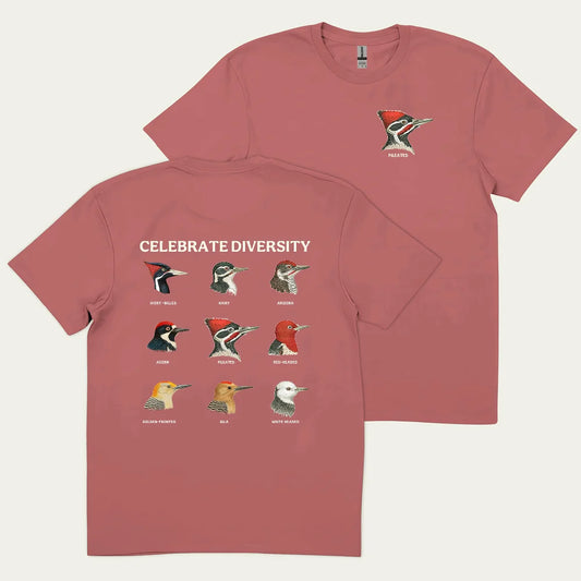 Woodpecker Diversity 2 Side T-shirt