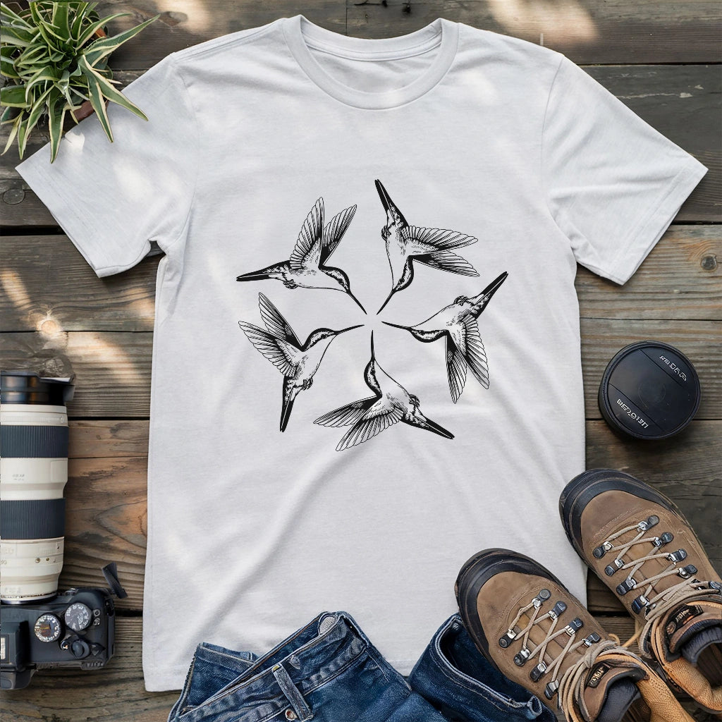 Hummingbird Flower T-shirt