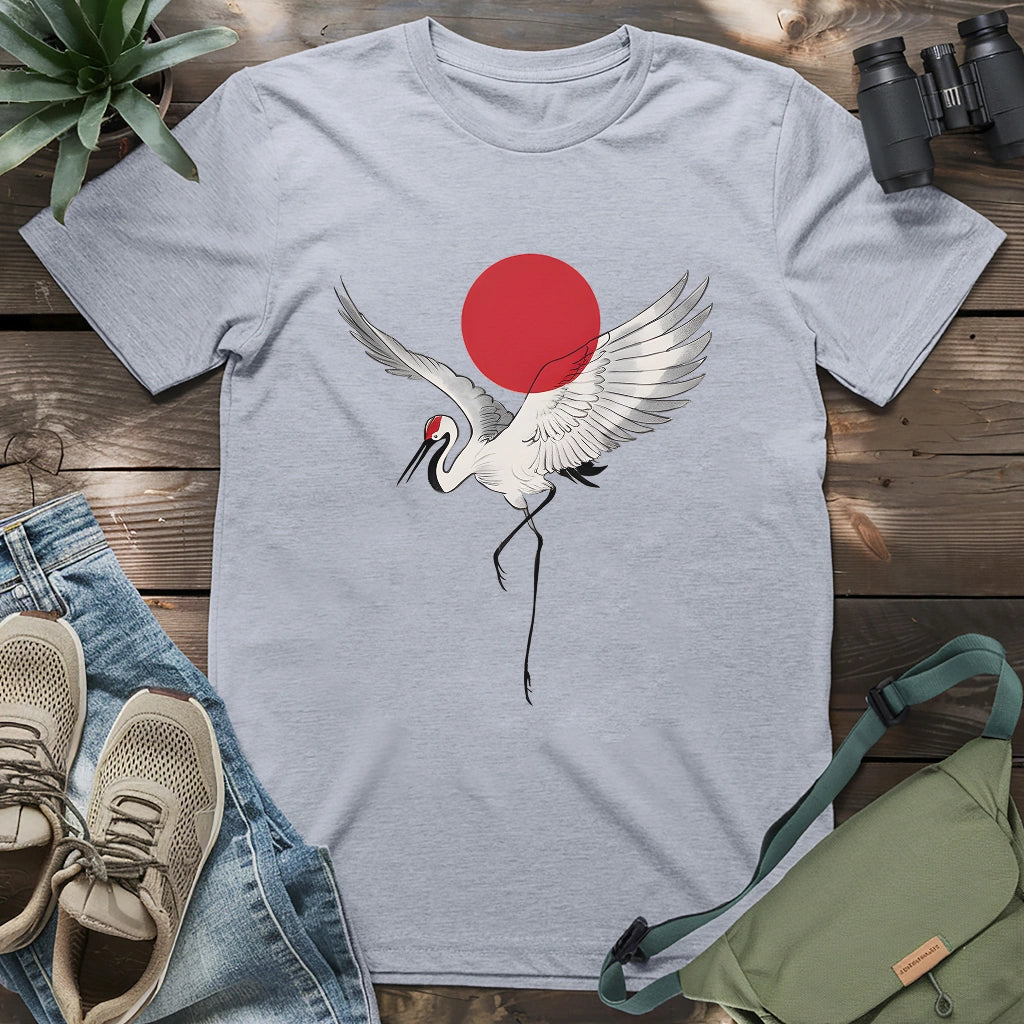 Japan Sun Crane T-shirt