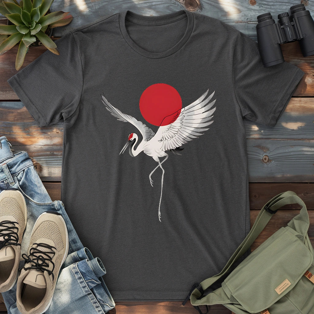 Japan Sun Crane T-shirt