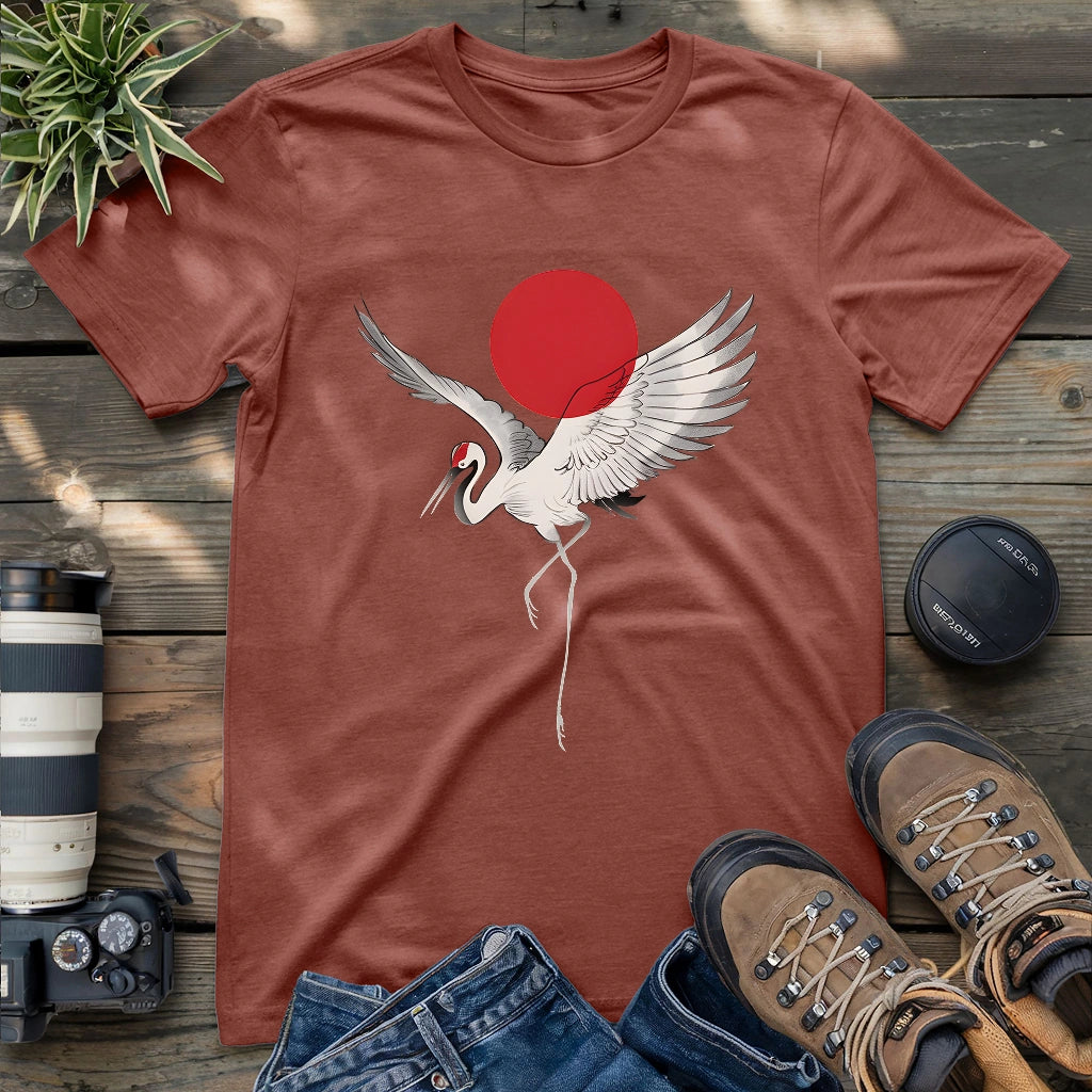 Japan Sun Crane T-shirt
