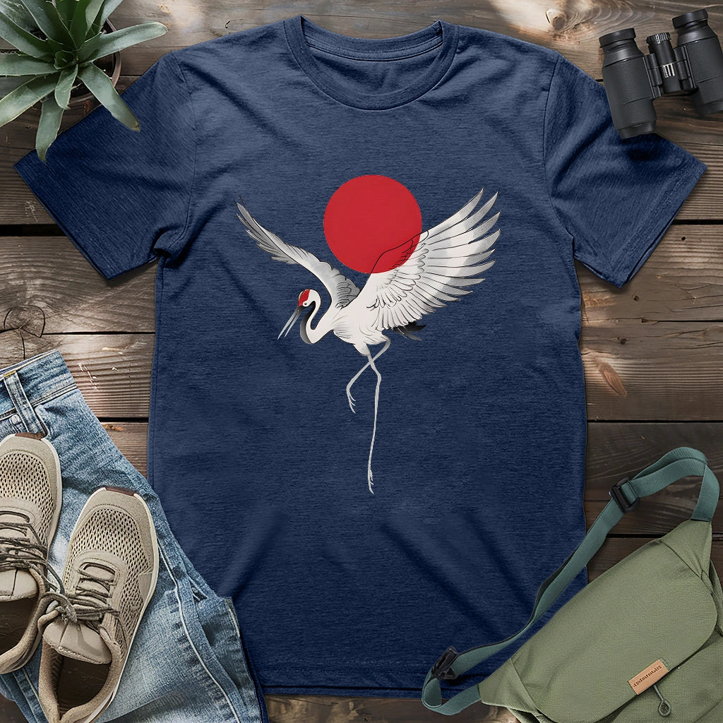Japan Sun Crane T-shirt