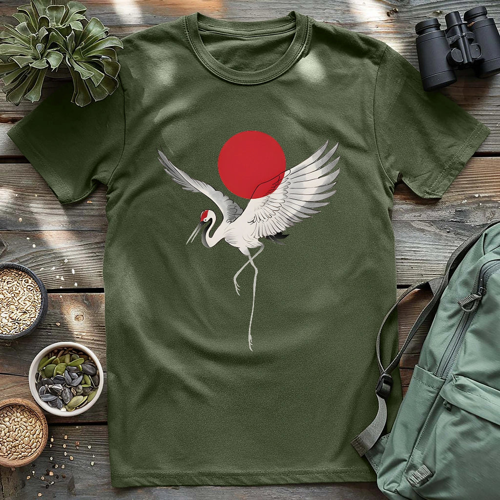 Japan Sun Crane T-shirt