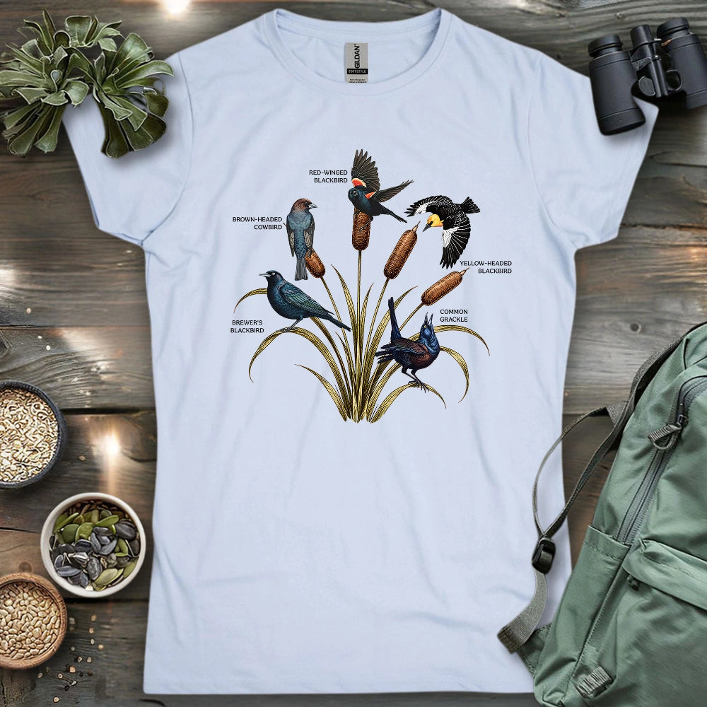 A Gathering of Blackbirds Women's T-shirt