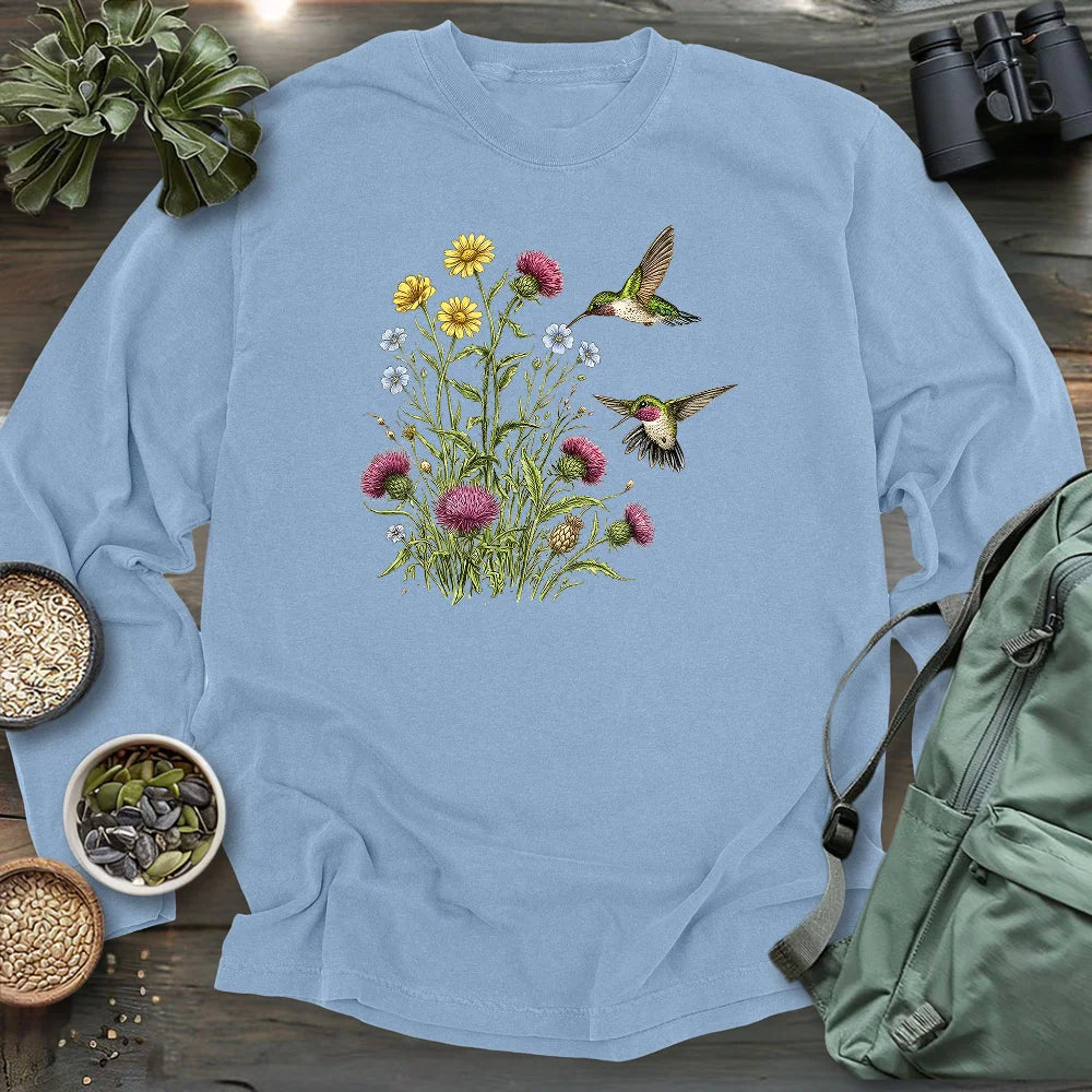 Attracted To Wildflowers Long Sleeve T-shirt