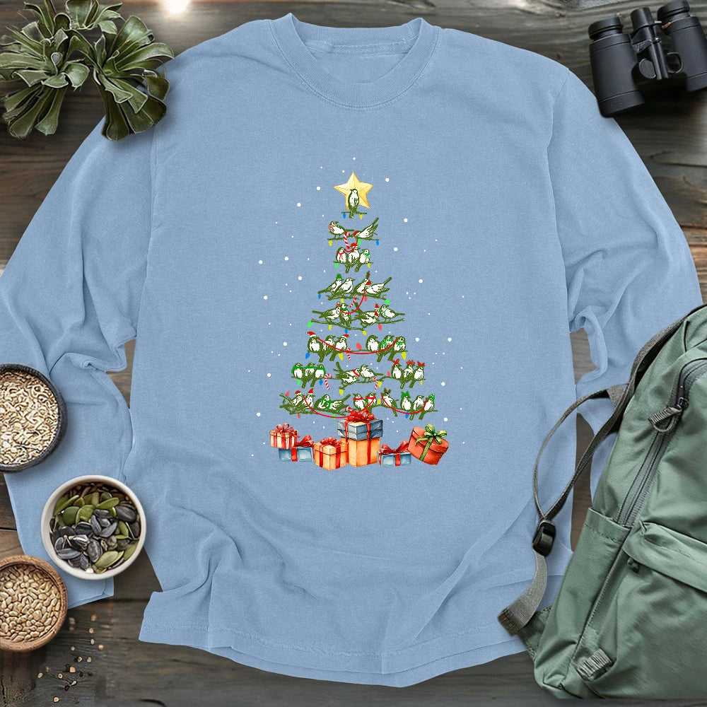 Birdy Christmas Tree Long Sleeve T-shirt