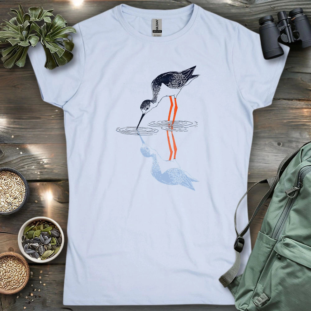 Black-necked Stilt Shadow Women's T-shirt