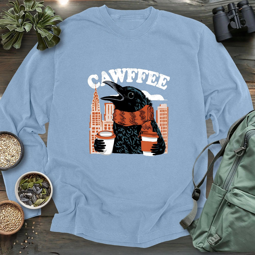 Cawffee Crow Long Sleeve T-shirt