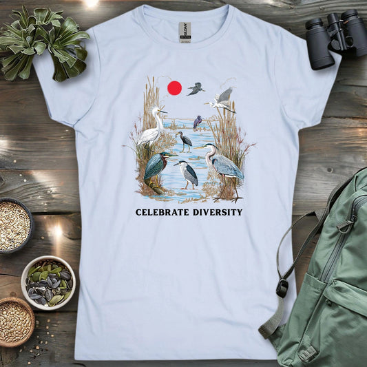 Celebrate Heron Diversity Women's T-shirt