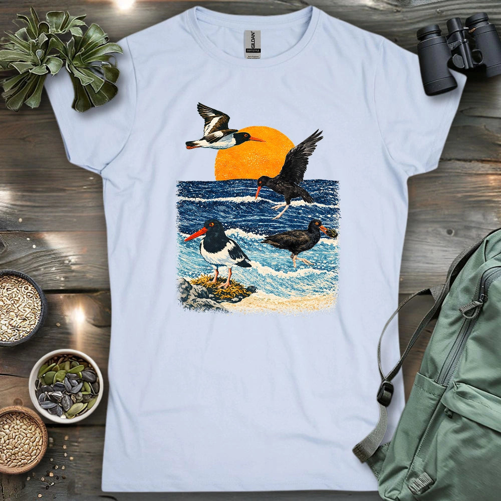 Coastal Oystercatchers Women's T-shirt