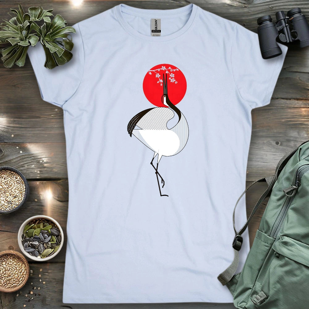 Common Crane Geometric Women's T-shirt