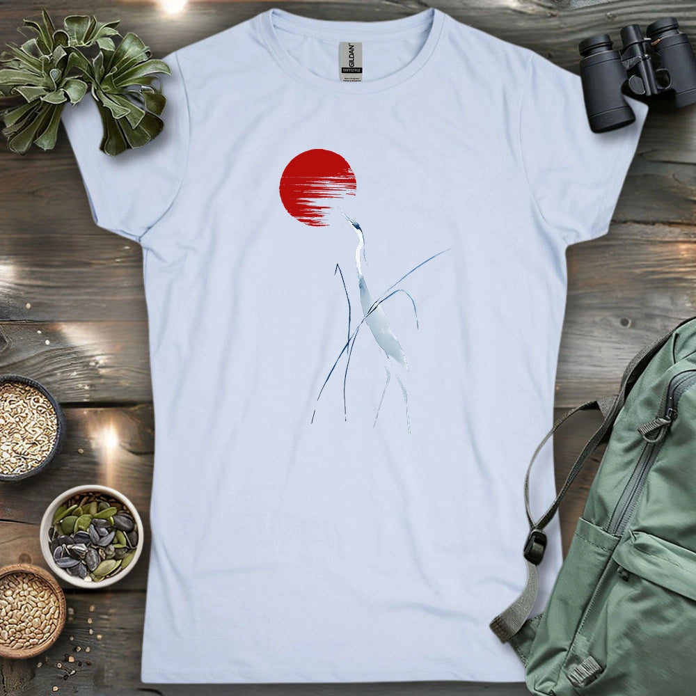 Crane Of The Dawn Women's T-shirt