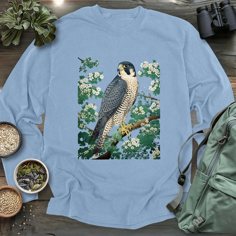 Falcon In Bloom Long Sleeve T-shirt