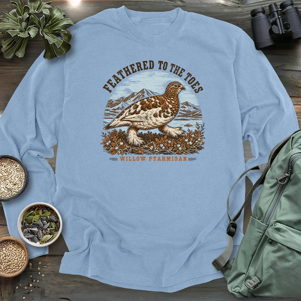 Feathered To The Toes Long Sleeve T-shirt