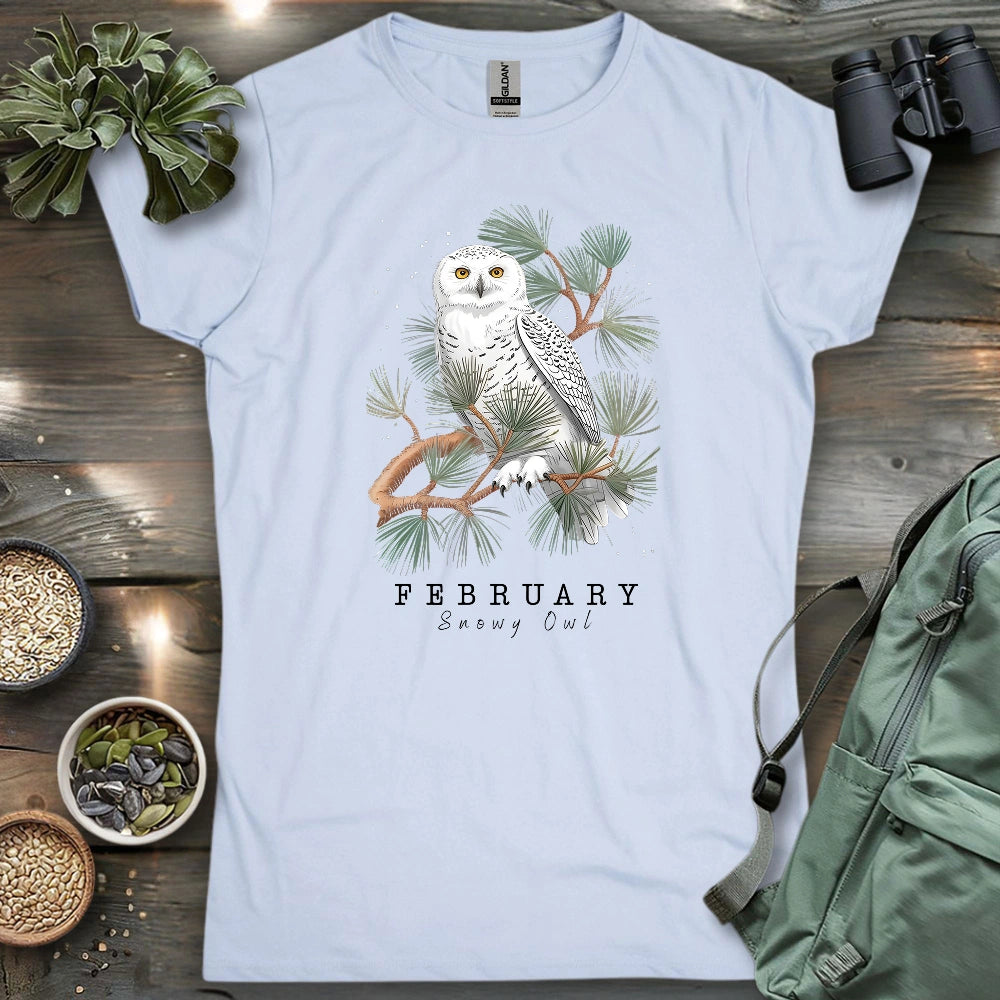 February Snowy Owl Women's T-shirt